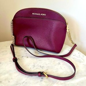Michael Kors Burgundy Purse